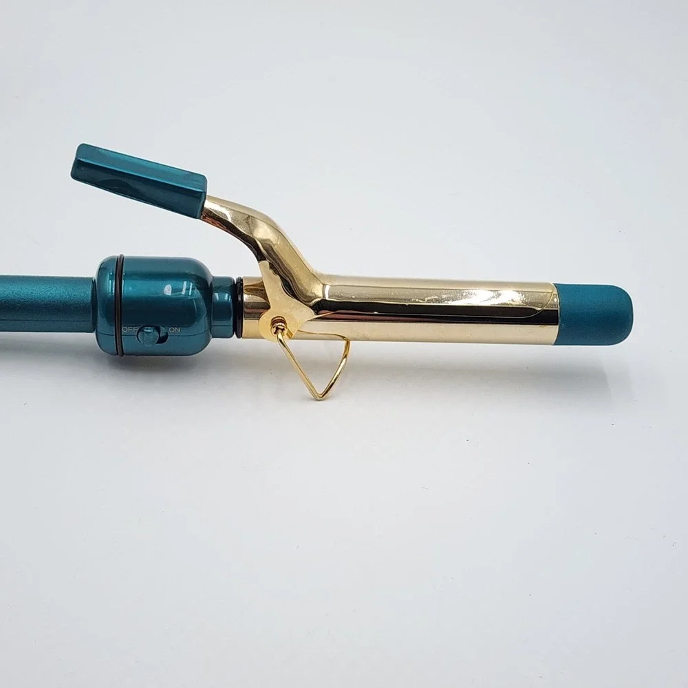 Wonder Wand Gold Series Curling Iron Helen of Troy Green Jumbo 1